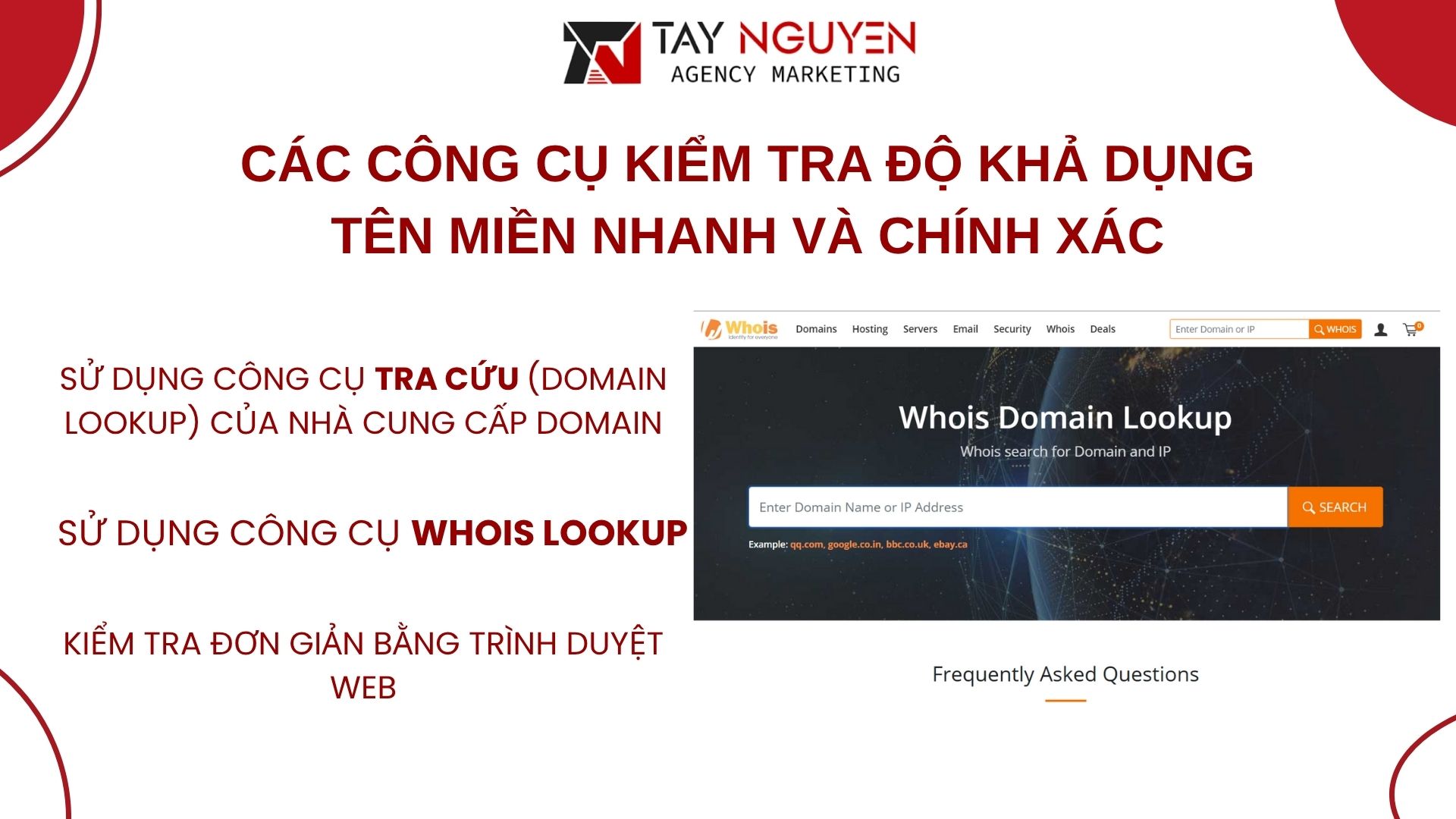 Các Công Cụ Kiểm Tra Độ Khả Dụng Tên Miền Nhanh và Chính Xác