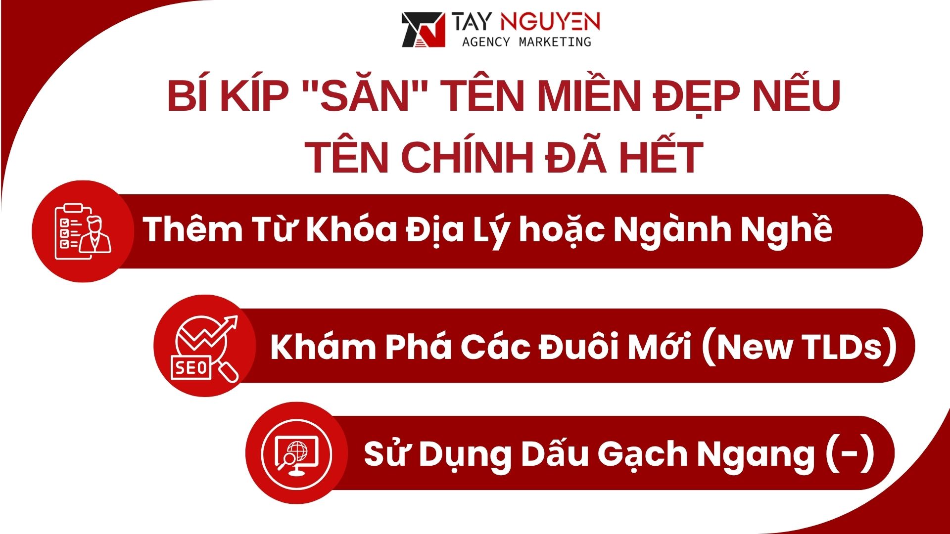 Bí Kíp "Săn" Tên Miền Đẹp Nếu Tên Chính Đã Hết