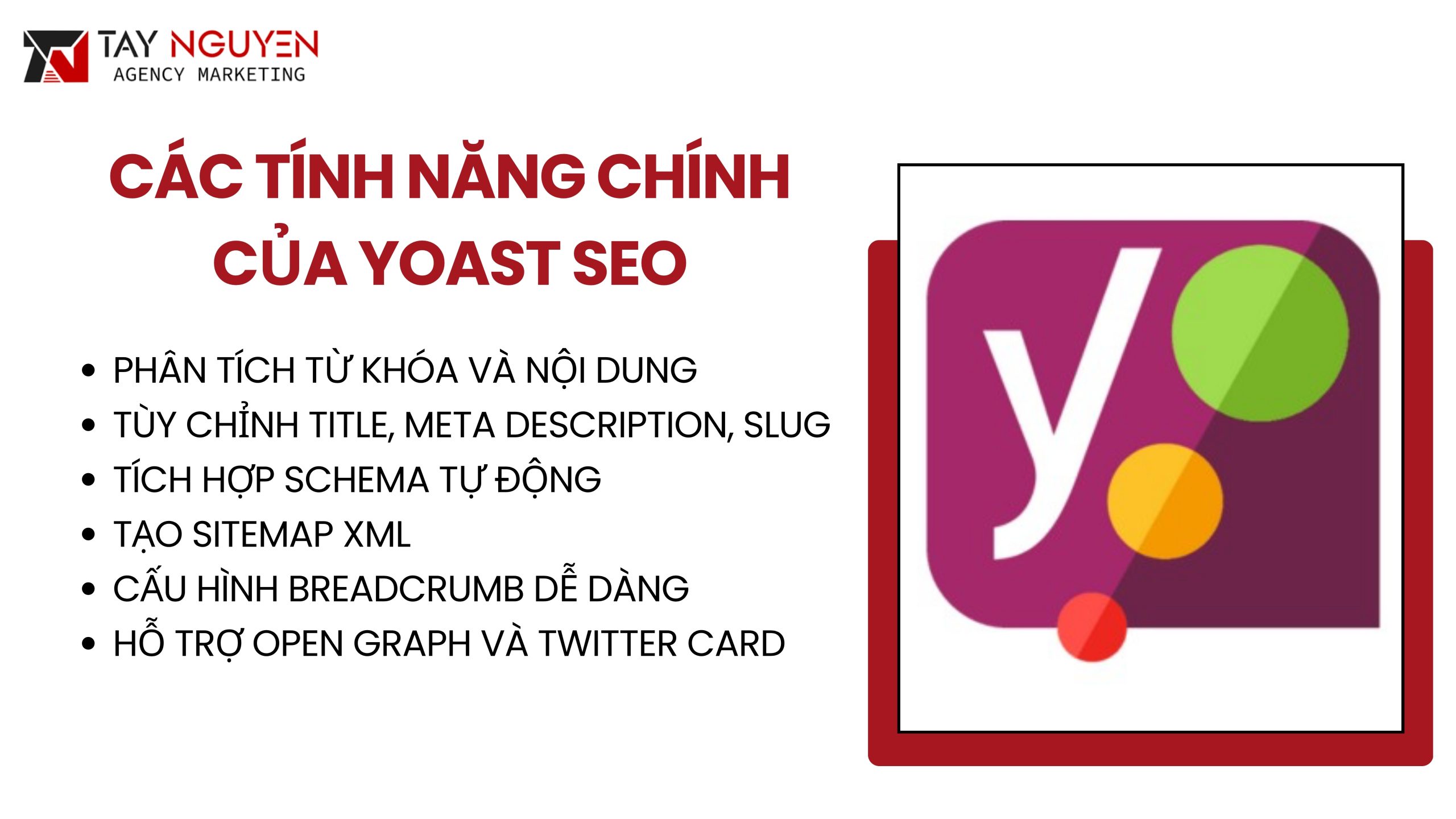 Các tính năng chính của Yoast SEO