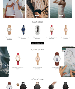 Mẫu giao diện website Đồng Hồ