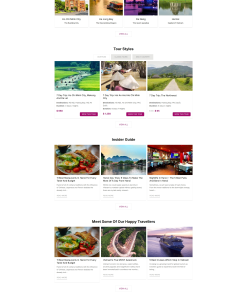 Mẫu giao diện Website Du Lịch – Tour & Trải Nghiệm