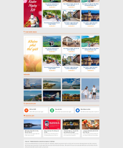 Mẫu giao diện Website Du Lịch 10