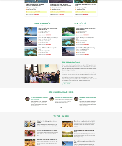 Mẫu giao diện Website Du Lịch 12