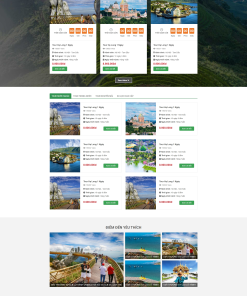 Mẫu giao diện Website Du Lịch 13