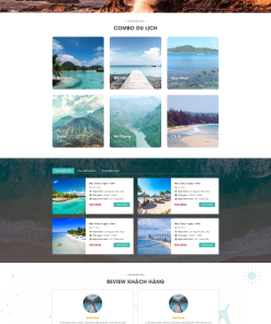 Mẫu giao diện Website Du Lịch 14