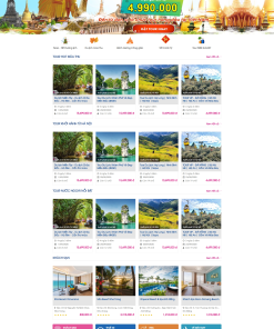 Mẫu giao diện Website Du Lịch 15