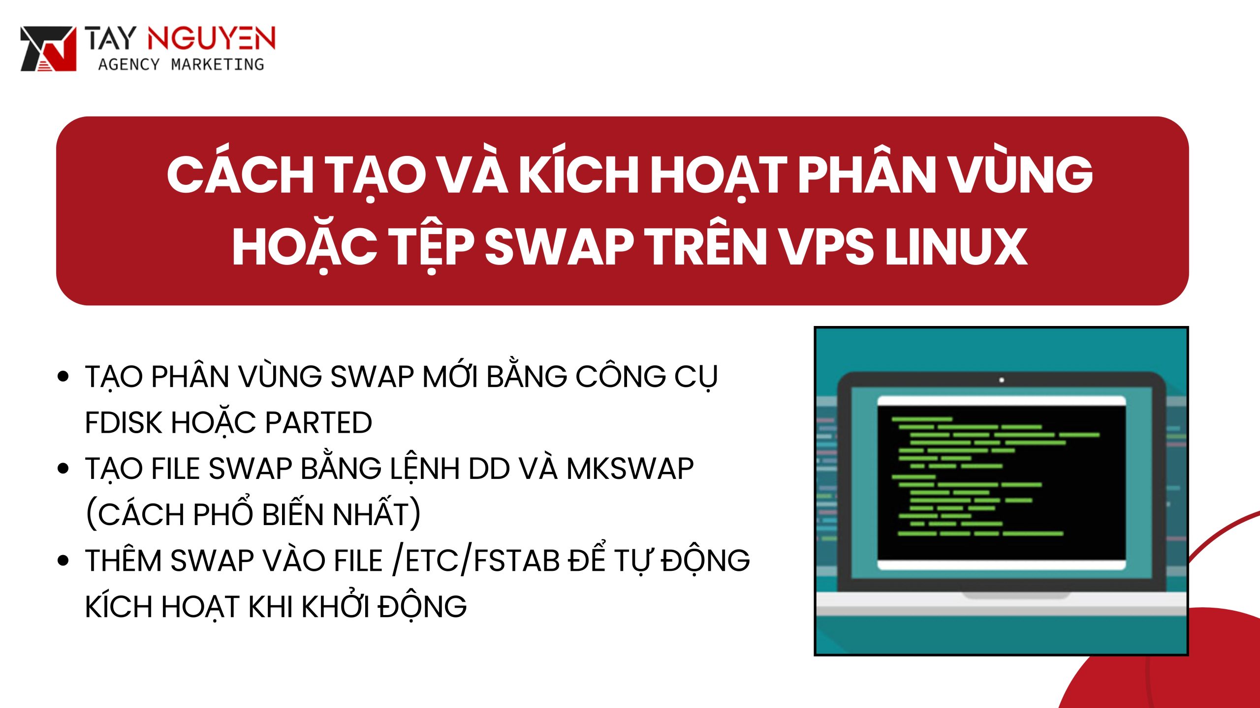 Cách tạo và kích hoạt phân vùng hoặc tệp cấu hình swap cho VPS Linux