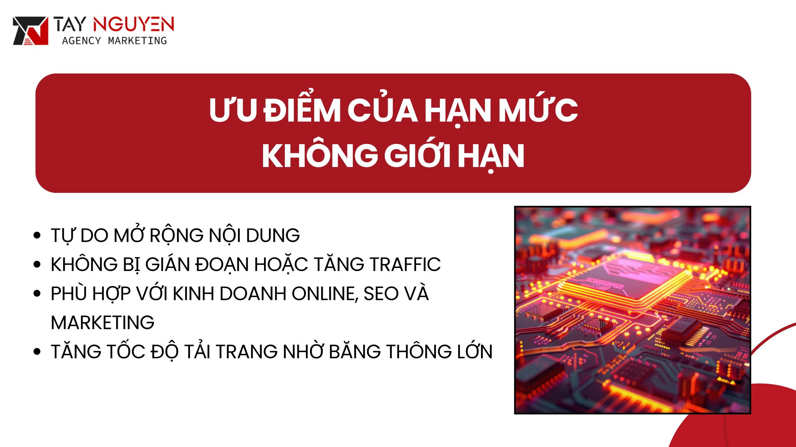 Ưu điểm của hạn mức không giới hạn