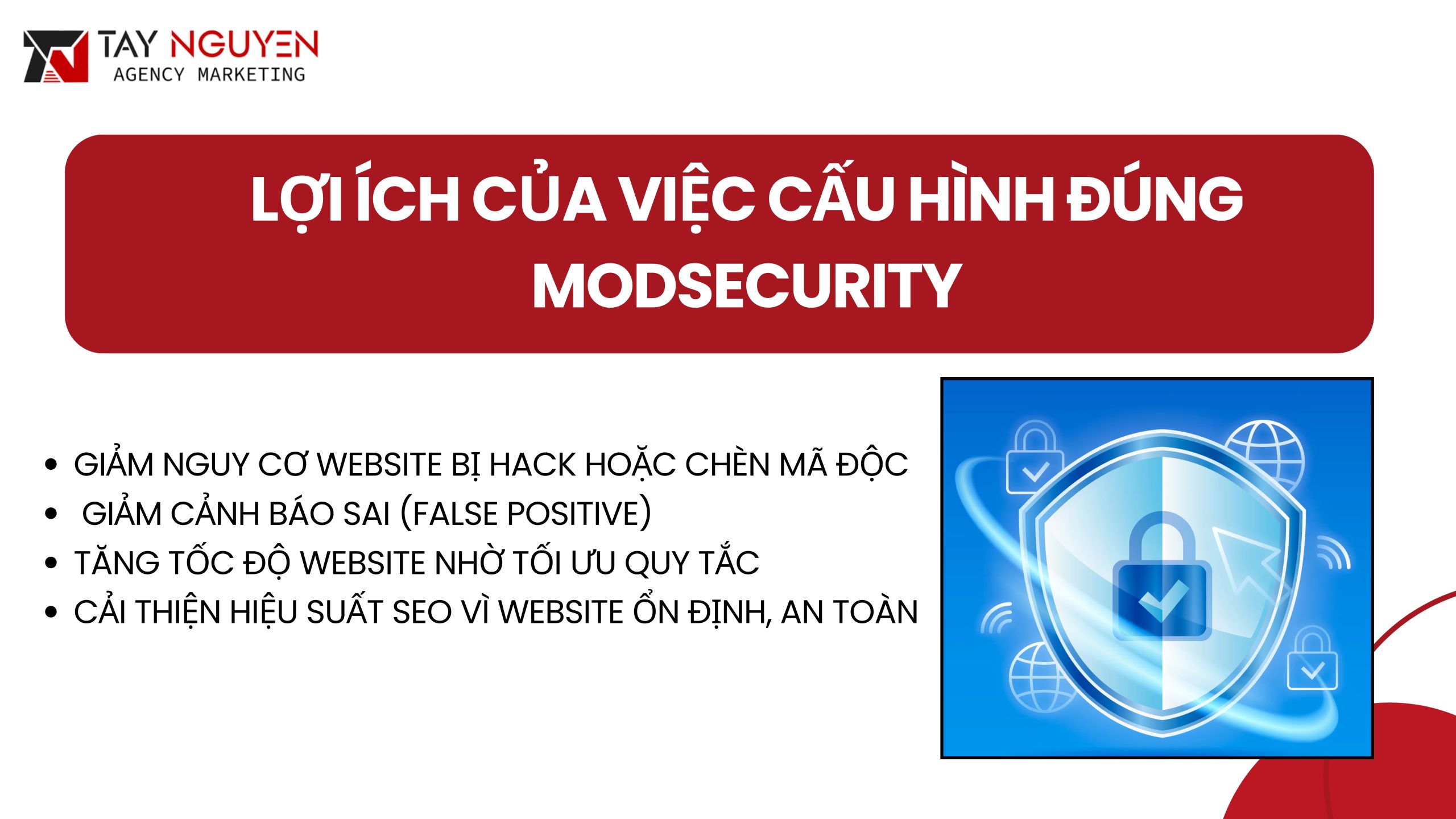 Lợi ích của việc Cấu Hình Firewall ModSecurity