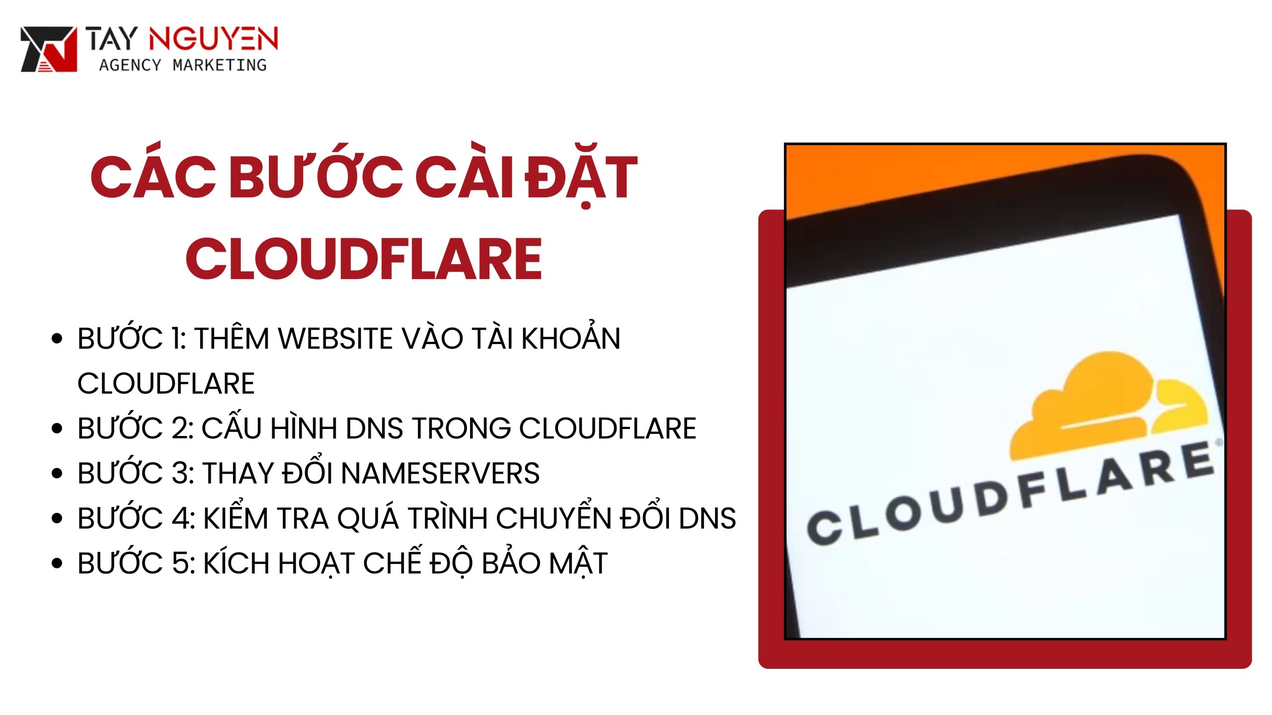 Các bước cài đặt Cloudflare cho WordPress