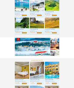 Mẫu giao diện Website Du Lịch 3