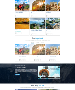 Mẫu giao diện Website Du Lịch 5