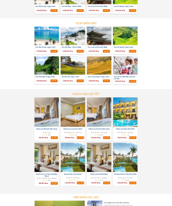 Mẫu giao diện Website Du Lịch 7