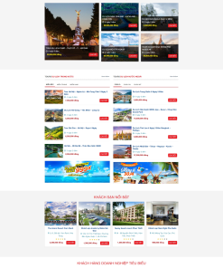 Mẫu giao diện Website Du Lịch 8