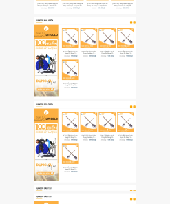 Mẫu giao diện Website Dụng Cụ