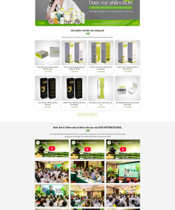 Mẫu giao diện Website Dược phẩm 5