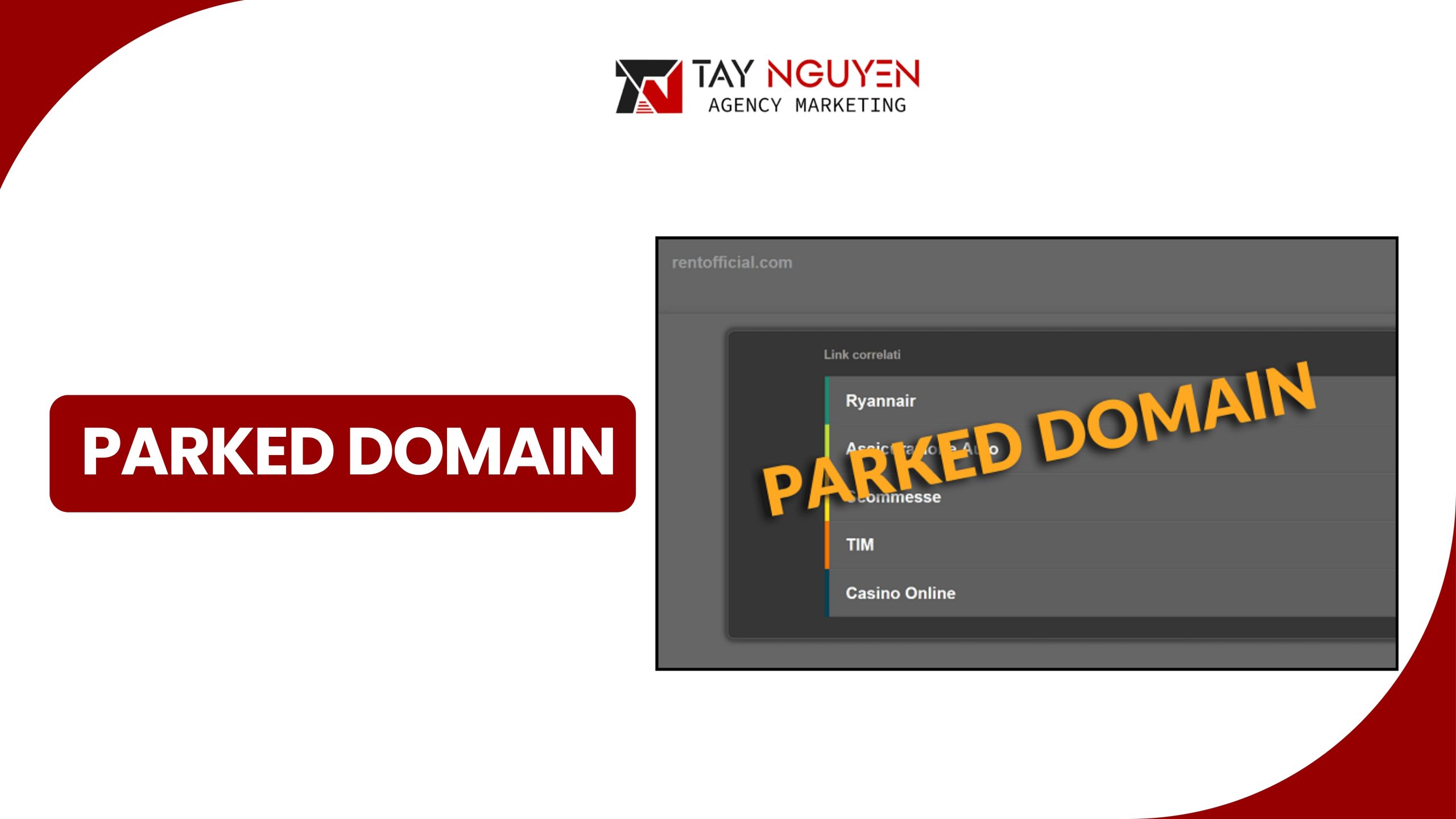 Định nghĩa của parked domain