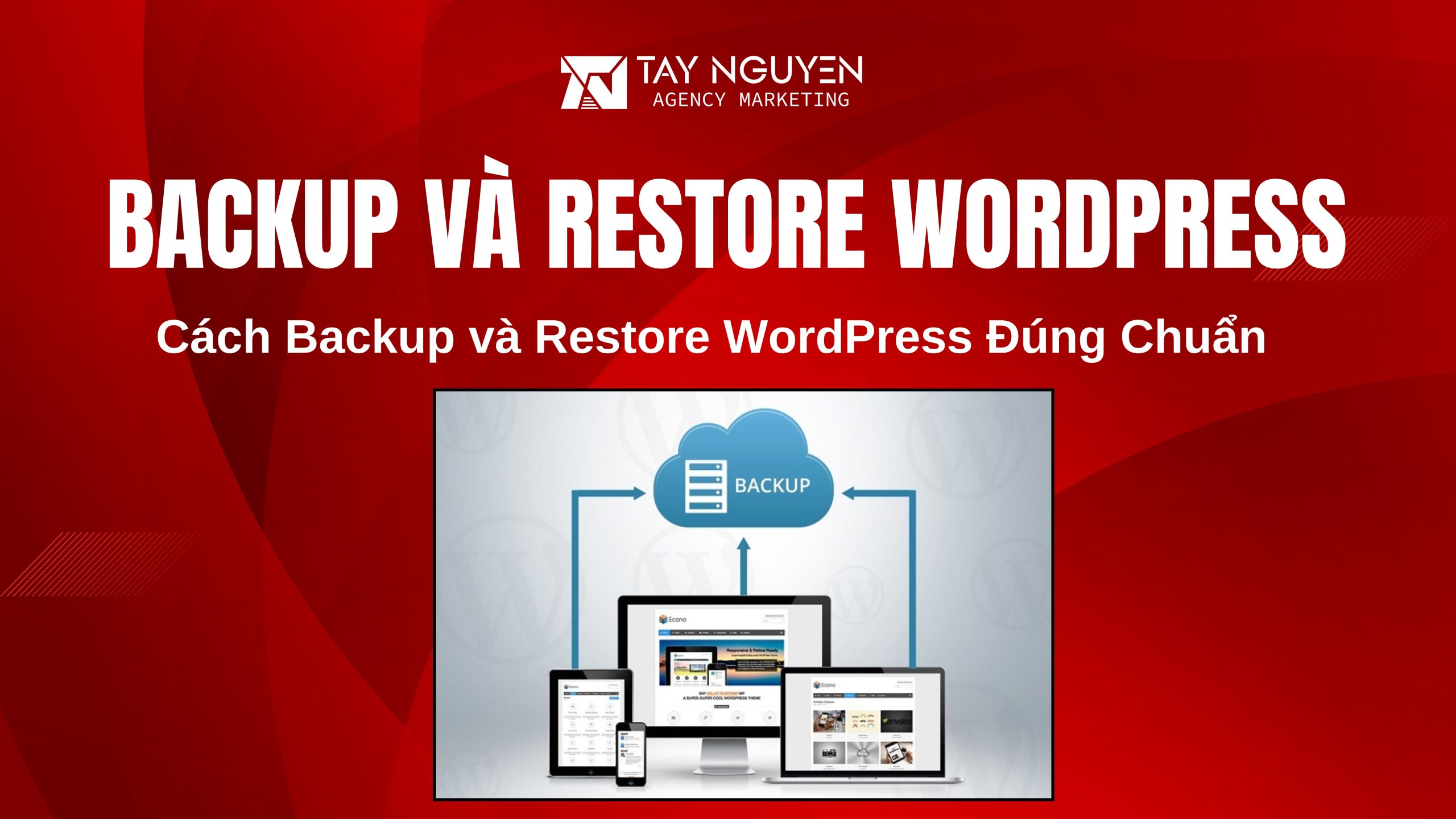 Cách Backup và Restore WordPress Đúng Chuẩn