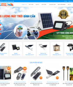 Mẫu Website Dịch Vụ - Đèn Led