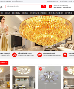 Mẫu Website Dịch Vụ – Đèn Led 2