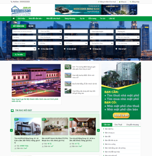 Mẫu Website Giới Thiệu Dịch Vụ - Bất Động Sản 19