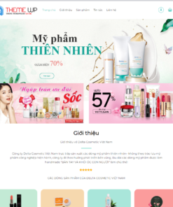 Mẫu Website bán hàng - mỹ phẩm 15