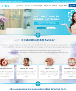 Mẫu Website dịch vụ - nha khoa 2