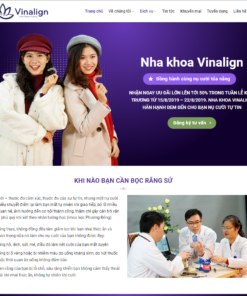 Mẫu Website dịch vụ - nha khoa 3