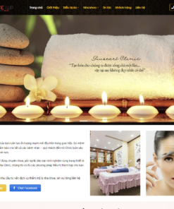 Mẫu Website Dịch Vụ - SPA Vivacvinic