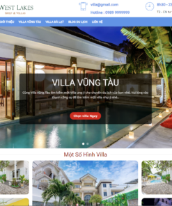 Mẫu Website Dịch Vụ - Booking Phòng, Khách Sạn