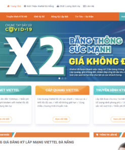 Mẫu Website Dịch Vụ - Mạng Viettel