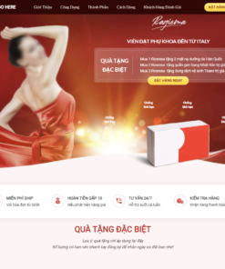 Mẫu Website Bán Hàng - Thực Phẩm Làm Đẹp