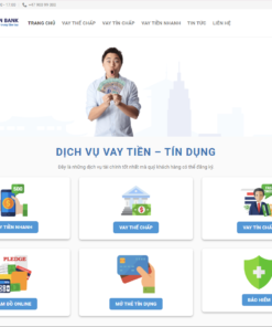 Mẫu Website Dịch Vụ - Vay Tiền