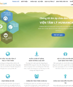 Mẫu Website Dịch Vụ - Điều Trị Tâm Lý