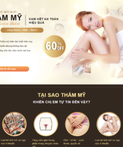 Mẫu Website Dịch Vụ - Thẩm Mỹ