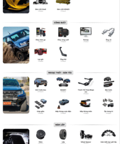 Mẫu giao diện website AutoJet