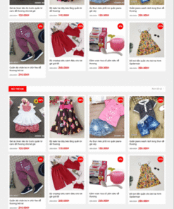 Mẫu giao diện website Baby Shop 2