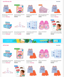 Mẫu giao diện website Bách Hóa 4