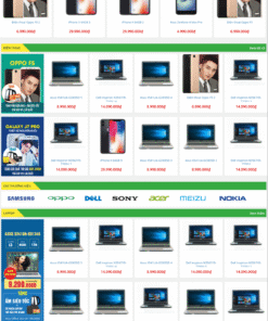 Mẫu giao diện website Bách Khoa Shop