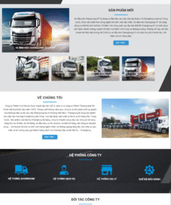 Mẫu giao diện website Bán Xe 3
