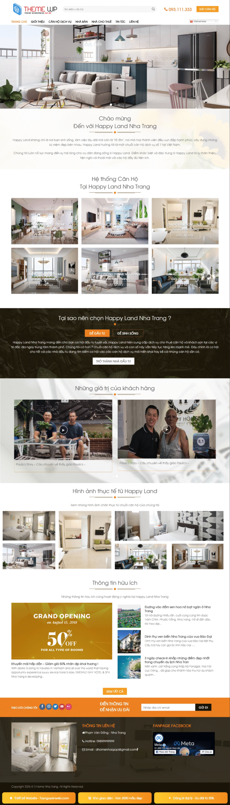 Mẫu giao diện website bất động sản 11
