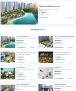 Mẫu giao diện website bất động sản 12
