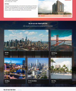Mẫu giao diện website bất động sản 13