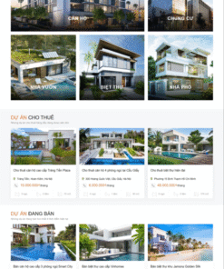 Mẫu giao diện website bất động sản 16