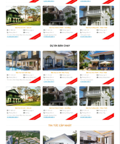 Mẫu giao diện website bất động sản 17