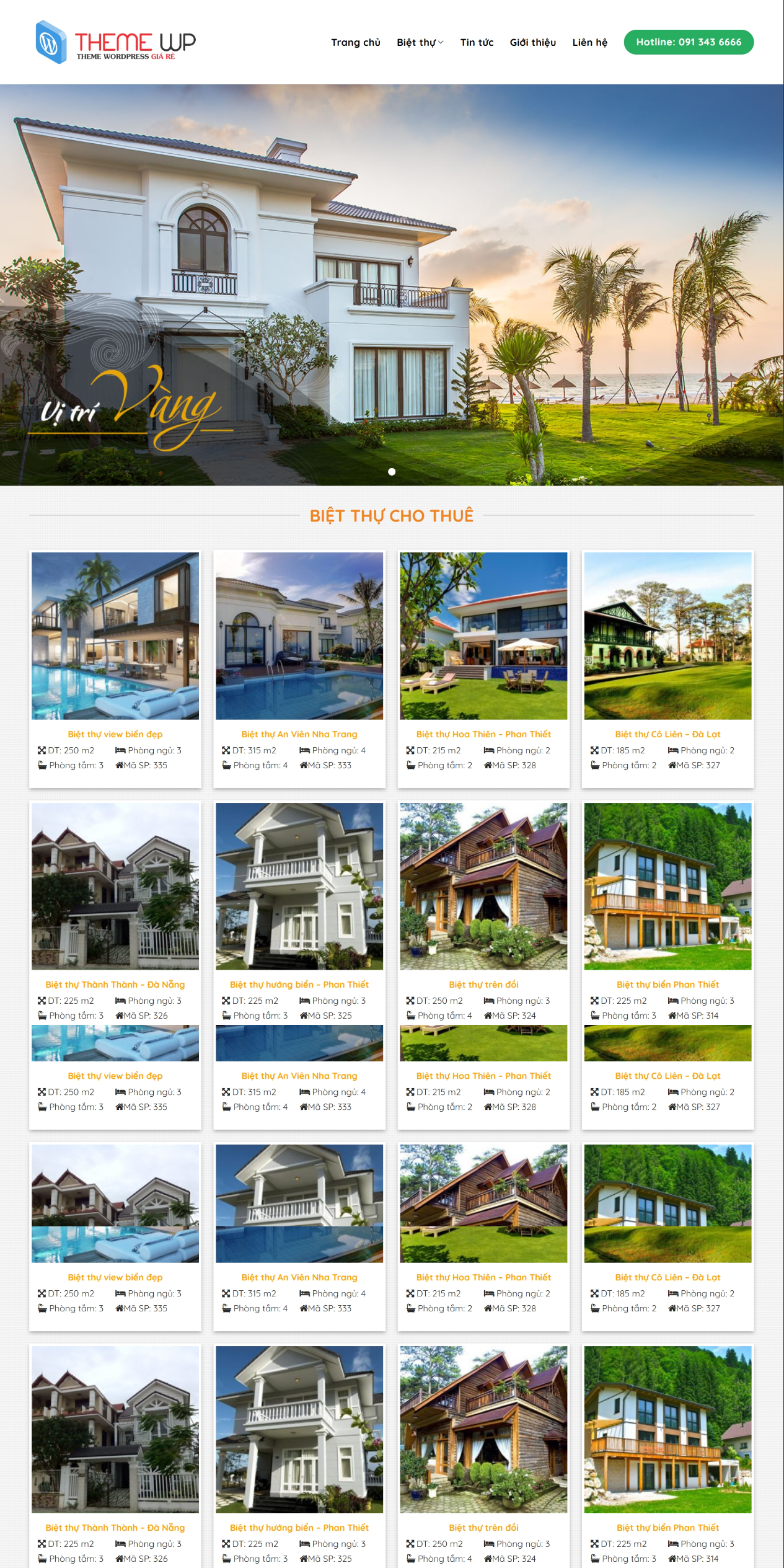 Mẫu giao diện website bất động sản 21