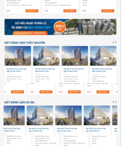 Mẫu giao diện website bất động sản 30