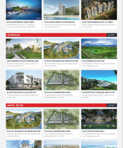 Mẫu giao diện website bất động sản 7