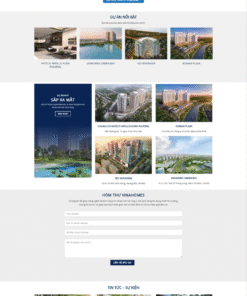 Mẫu giao diện website bất động sản 9 - theme bất động sản