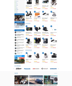 Mẫu giao diện website camera 2 - theme điện tử và công nghệ